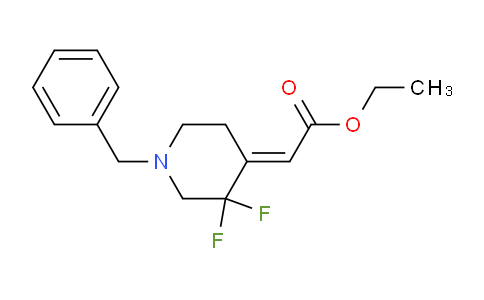 1373510-82-7 | ethyl 2-(1-benzyl-3,3-difluoropiperidin-4-ylidene)acetate
