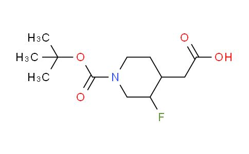 1373502-96-5 | 2-(1-(tert-butoxycarbonyl)-3-fluoropiperidin-4-yl)acetic acid
