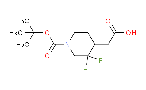 1373503-54-8 | 2-(1-(tert-butoxycarbonyl)-3,3-difluoropiperidin-4-yl)acetic acid