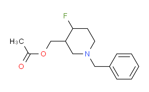 1356342-61-4 | (1-benzyl-4-fluoropiperidin-3-yl)methyl acetate