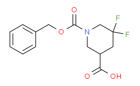 1356338-81-2 | 1-(benzyloxycarbonyl)-5,5-difluoropiperidine-3-carboxylic acid