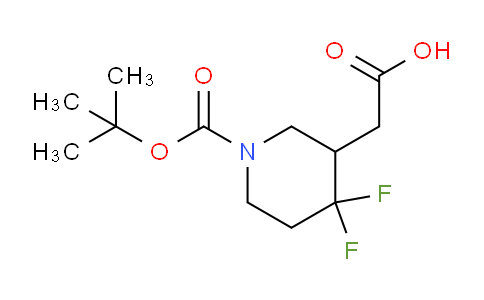 1334417-29-6 | 2-(1-(tert-butoxycarbonyl)-4,4-difluoropiperidin-3-yl)acetic acid