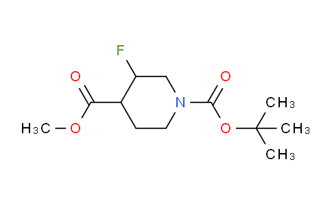 1303974-48-2 | 1-tert-butyl 4-methyl 3-fluoropiperidine-1,4-dicarboxylate