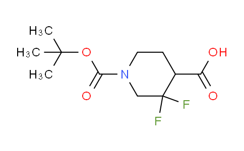 1303972-81-7 | 1-(tert-butoxycarbonyl)-3,3-difluoropiperidine-4-carboxylic acid