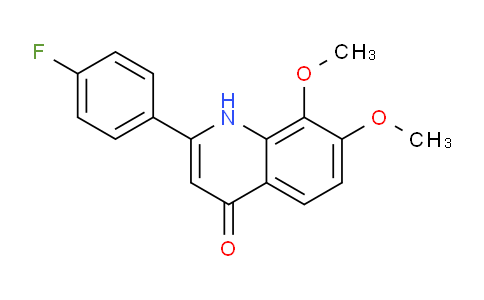 OF26400 | 1254973-33-5 | 2-(4-fluorophenyl)-7,8-dimethoxyquinolin-4(1H)-one