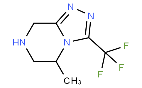 723286-87-1 | 5,6,7,8-四氢-5-甲基-3-三氟甲基-1,2,4-噻唑并[4,3-a]吡嗪