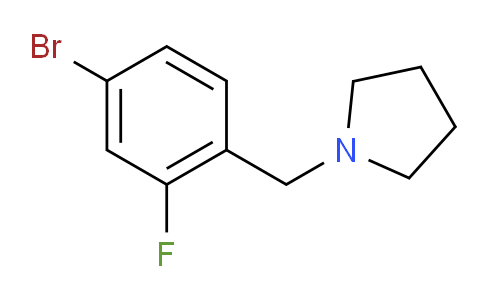 283173-83-1 | 1-(4-溴-2-氟苄基)吡咯烷