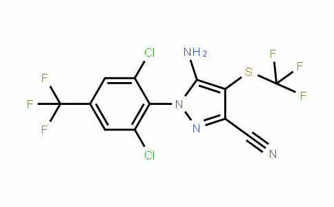 120067-83-6 | 5-Amino-1-(2,6-dichloro-4-(trifluoromethyl)phenyl)-4-((trifluoromethyl)thio)pyrazole-3-carbonitrile