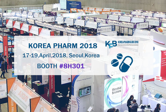KOREA PHARM 2018 in Seoul,Korea 17-19,April,2018, Booth#8H301