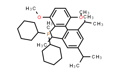 Dicyclohexyl-[3,6-dimethoxy-2-[2,4,6-tri(propan-2-YL)phenyl]phenyl]phosphane