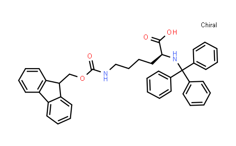 (2S)-6-(9H-Fluoren-9-ylmethoxycarbonylamino)-2-(tritylamino)hexanoic acid