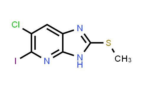 6-Chloro-5-iodo-2-(methylthio)-3H-imidazo[4,5-B]pyridine