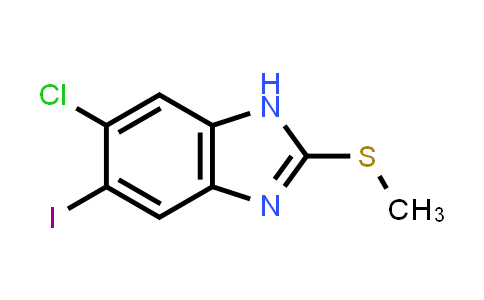 6-Chloro-5-iodo-2-(methylthio)-1H-benzo[D]imidazole