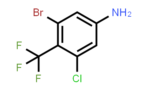 3-Bromo-5-chloro-4-(trifluoromethyl)aniline