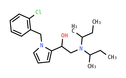 1-[1-[(2-Chlorophenyl)methyl]pyrrol-2-YL]-2-[DI(butan-2-YL)amino]ethanol
