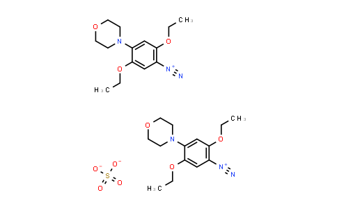 2,5-Diethoxy-4-(4-morpholinyl)benzenediazonium sulfate