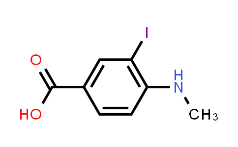 3-Iodo-4-(methylamino)benzoic acid