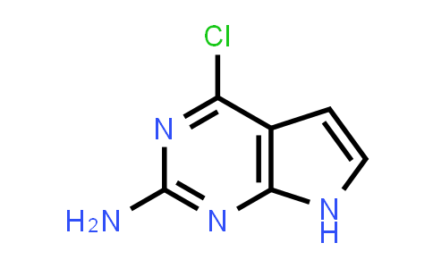 4-Chloro-7H-pyrrolo[2,3-D]pyrimidin-2-amine