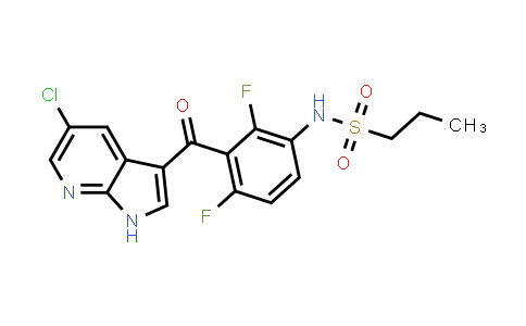 N-[3-[(5-chloro-1H-pyrrolo[2,3-B]pyridin-3-YL)carbonyl]-2,4-difluorophenyl]-1-propanesulfonamide