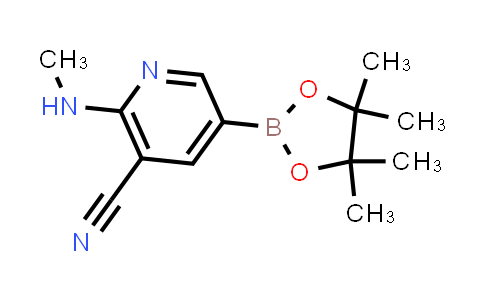 HA10534 | 1346809-48-0 | 2-(methylamino)-5-(4,4,5,5-tetramethyl-1,3,2-dioxaborolan-2-yl)nicotinonitrile