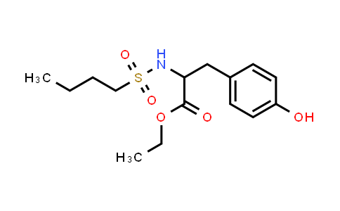 N-(butylsulfonyl)-L-tyrosine,ethyl ester