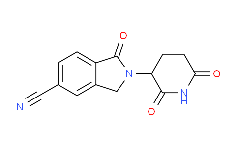 2-(2,6-dioxo-3-piperidyl)-1-oxo-isoindoline-5-carbonitrile