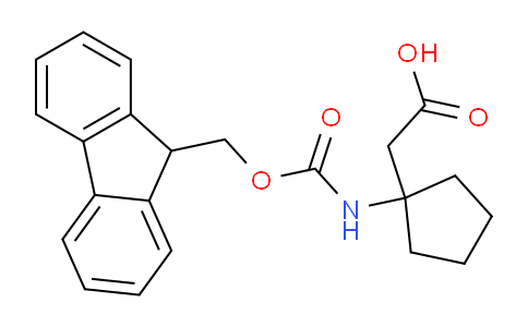 2-(1-((((9H-fluoren-9-yl)methoxy)carbonyl)amino)cyclopentyl)acetic acid