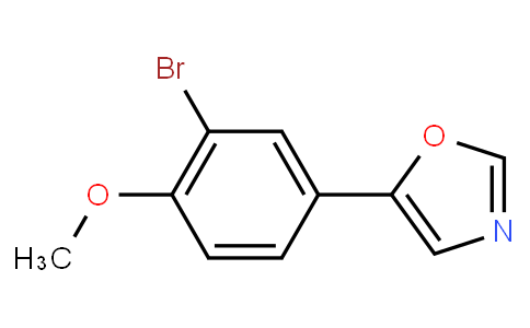 HB10556 | 191602-83-2 | 5-(3-Bromo-4-methoxyphenyl)-1,3-oxazole