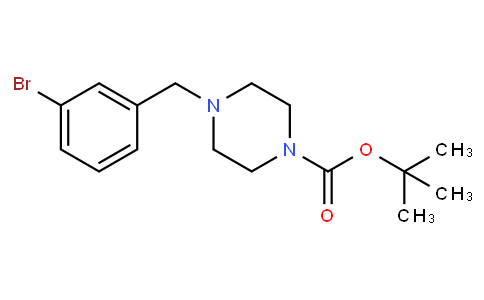 HB10586 | 865314-27-8 | tert-Butyl 4-(3-bromobenzyl)-1-piperazinecarboxylate