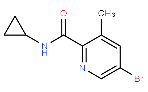 HB10724 | 2230481-36-2 | N-cyclopropyl-5-bromo-3-methylpyridine-2-carboxamide