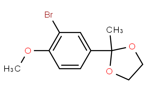 2-(3-Bromo-4-methoxyphenyl)-2-methyl-1,3-dioxolane