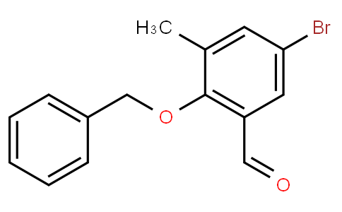 HB10930 | 1566412-28-9 | 2-(Benzyloxy)-5-bromo-3-methylbenzaldehyde
