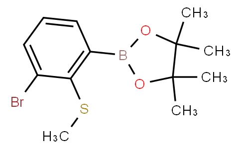 HB10949 | 2121513-93-5 | 3-Bromo-2-methylsulfanylphenylboronic acid, pinacol ester