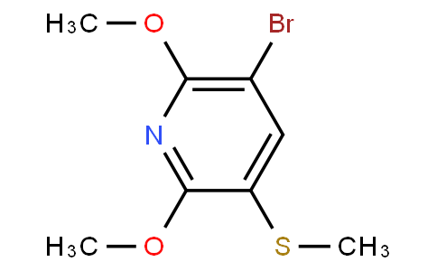 HB11009 | 1879026-16-0 | 5-Bromo-2,6-dimethoxy-3-methylsulfanylpyridine