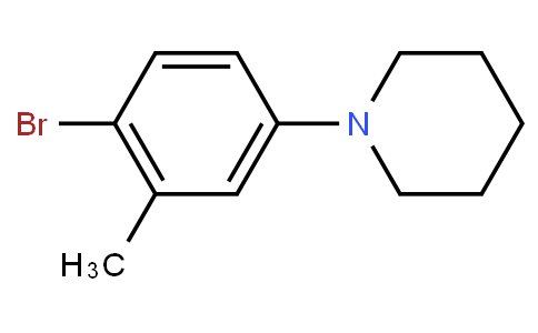 HB11078 | 1366131-46-5 | 1-(4-Bromo-3-methylphenyl)piperidine