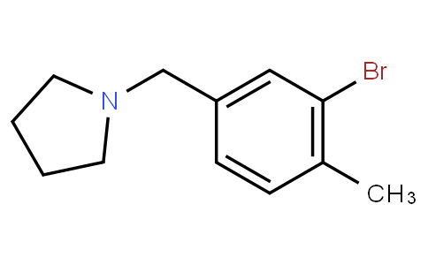 HB11358 | 1414870-50-0 | 1-(3-Bromo-4-methylbenzyl)pyrrolidine