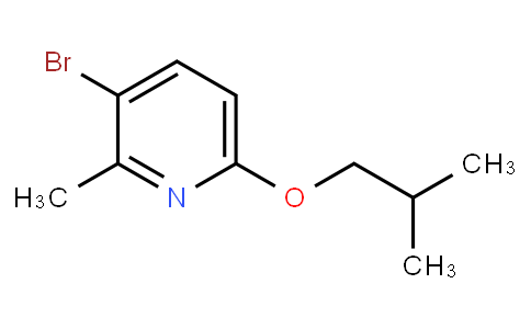 HB11408 | 1289124-13-5 | 3-Bromo-2-methyl-6-(2-methylpropoxy)pyridine