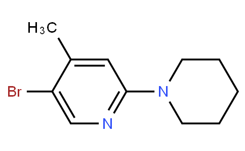 HB11483 | 1219960-78-7 | 5-Bromo-4-methyl-2-(1-piperidinyl)pyridine