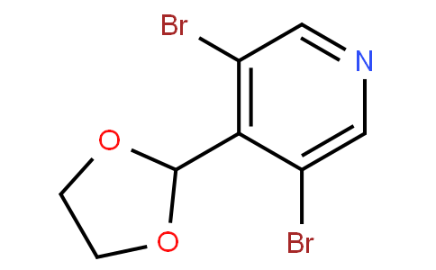 HB11518 | 924649-13-8 | 3,5-Dibromo-4-(1,3-dioxolan-2-yl)pyridine