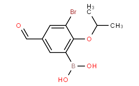 HB11791 | 1072951-86-0 | 3-Bromo-2-isopropoxy-5-formylphenylboronic acid