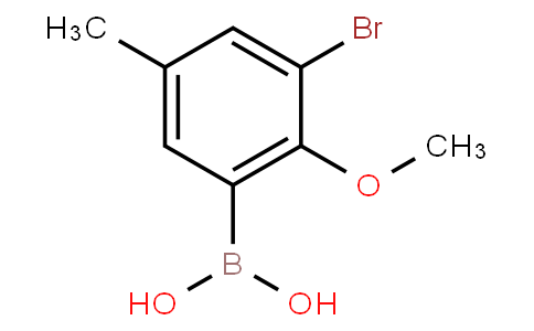 HB12165 | 870717-99-0 | 3-Bromo-5-methyl-2-methoxyphenylboronic acid