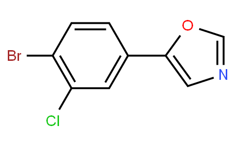 HC10545 | 1997950-54-5 | 5-(4-Bromo-3-chlorophenyl)-1,3-oxazole
