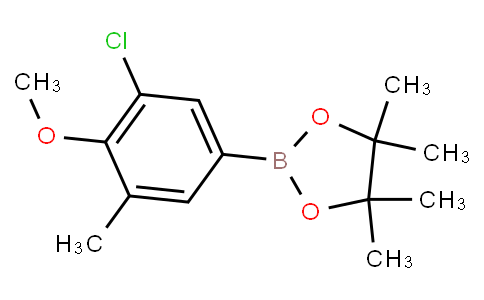 HC10568 | 1801166-63-1 | 3-Chloro-4-methoxy-5-methylphenylboronic acid pinacol ester