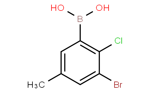 HC10587 | 3-Bromo-2-chloro-5-methylphenylboronic acid