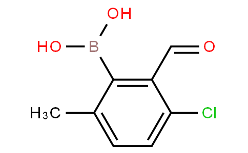 HC10677 | 3-Chloro-2-formyl-6-methylphenylboronic acid