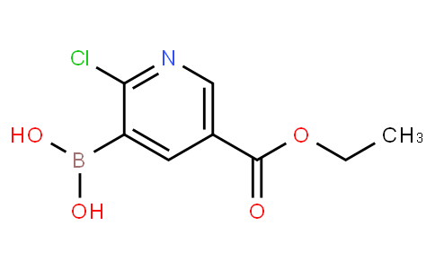 HC10678 | (2-Chloro-5-(ethoxycarbonyl)pyridin-3-yl)boronic acid