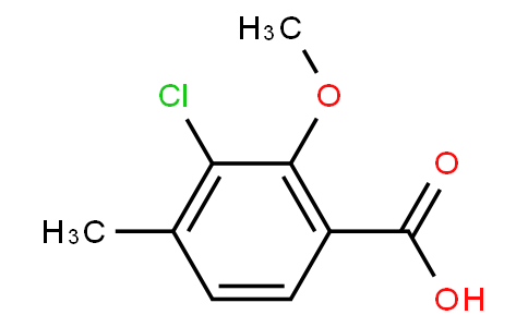 HC10904 | 1537639-91-0 | 3-Chloro-2-methoxy-4-methylbenzoic acid