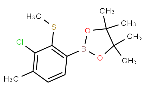 HC10936 | 2121512-63-6 | 3-Chloro-4-methyl-2-(methylthio)phenylboronic acid pinacol ester