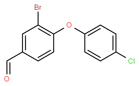 HC10972 | 1445862-85-0 | 3-Bromo-4-(4-chlorophenoxy)benzaldehyde