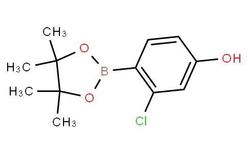 HC11016 | 1029439-70-0 | 3-Chloro-4-(4,4,5,5-tetramethyl-1,3,2-dioxaborolan-2-yl)phenol